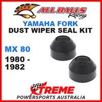 All Balls 57-133 Yamaha MX80 MX 80 1980-1982 Fork Dust Wiper Seal Kit