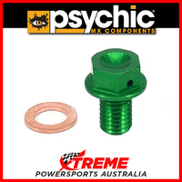 Psychic 58-MX-12961GN Kawasaki KX125 1995-2005 Green Magnetic Drain Plug