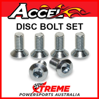 Accel Yamaha YZ125 YZ 125 1990-1997 Rear Disc Bolt Set 64.ADB1