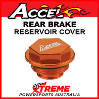 Accel KTM 125EXC 2004-2016 Orange Rear Brake Reservoir Cover 64.RBC-04 