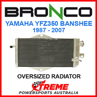 Psychic/Bronco YAMAHA YFZ350 Banshee 1987-2007 Core 80mm OVERSIZED Single Aluminium Radiator