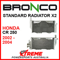 Psychic/Bronco HONDA CR250 CR 250 2002-2004 STANDARD Dual Radiator