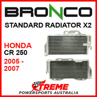 Psychic/Bronco HONDA CR250 CR 250 2005-2007 STANDARD Dual Radiator