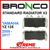 Psychic/Bronco YAMAHA YZ125 YZ 125 2005-2017 STANDARD Dual Radiator