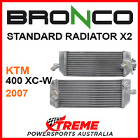 Psychic/Bronco KTM 400XC-W 400 XC-W 2003-2007 STANDARD Dual Radiator