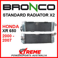 Psychic/Bronco HONDA XR650R XR 650R 2000-2007 STANDARD Dual Radiator