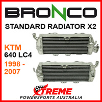 Psychic/Bronco KTM 640 LC4 640LC4 1998-2007 STANDARD Dual Radiator