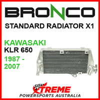 Psychic/Bronco KAWASAKI KLR650 KLR 650 1987-2007 STANDARD Dual Radiator