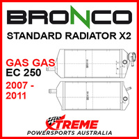 Psychic/Bronco GasGas EC250 EC 250 2007-2011 STANDARD Dual Radiator