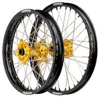 Axiom 19/16 Black/Gold Wheel Set for Suzuki RM85 1993-2024