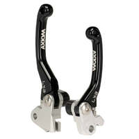 Axiom Black Brake & Clutch Flex Pivot Lever Set for Husqvarna TC250 2005-2013