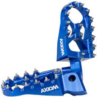 Axiom 57mm Blue Alloy Footpegs for Yamaha YZ85 2000-2024