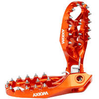 Axiom 57mm Orange Alloy Footpegs for GasGas EC250 2024-2024