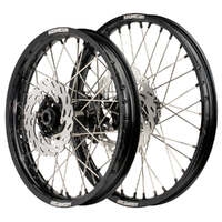 Axiom 21/18 Black/Black Wheels Set + Discs for KTM 250 EXC 2003-2024