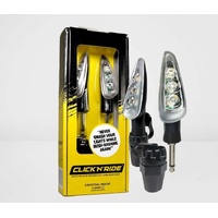 ClickNRide 2-Pack Quick Release Motorcycle LED Indicators