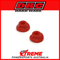 Dirt Bike Wheel Air Valve Mud Guards Pair Red Moto Tyre Tire MX