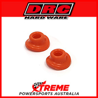 Dirt Bike Wheel Air Valve Mud Guards Pair Orange Moto Tyre Tire MX