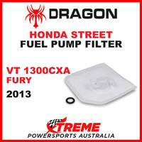 Whites VT1300CXA FURY 2013 ROAD BIKE STREET HONDA FUEL PUMP FILTER SQUARE STYLE