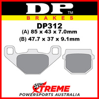 DP Brakes Adly SS 125 Supersonic 04-05 Sintered Metal Rear Brake Pad