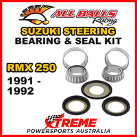 22-1001 For Suzuki RMX250 RMX 250 1991-1992 Steering Head Stem Bearing Kit