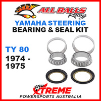 ALL BALLS 22-1008 STEERING HEAD STEM BEARING KIT YAMAHA TY80 TY 80 1974-1975