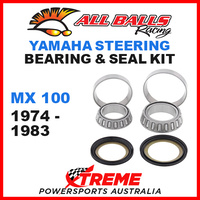 ALL BALLS 22-1008 STEERING HEAD STEM BEARING KIT YAMAHA MX100 MX 100 1974-1983