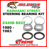 All Balls 22-1012 Kawasaki Z440B Belt 1980-1983 Steering Head Stem Bearing Kit