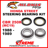 All Balls 22-1020 Honda CBR250R MC19 1988-1989 Steering Head Stem Bearing Kit