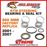 22-1026 KTM 660 SMR Factory Replica 2001-2007 Steering Head Stem Bearing Kit MX