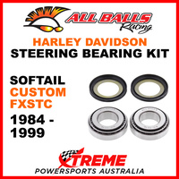 22-1032 HD Softail Custom FXSTC 1984-1999 Steering Head Stem Bearing Kit