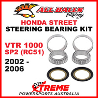 All Balls 22-1039 Honda VTR1000 SP2 (RC51) 2002-2006 Steering Head Stem Bearing Kit