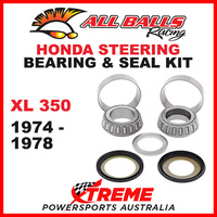 22-1066 Honda XL350 XL 350 1974-1978 Steering Head Stem Bearing & Seal Kit