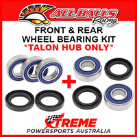 All Balls Kawasaki KX80 Big Wheel 98-00 Talon Hub Only, Front/Rear Wheel Bearings