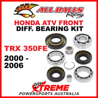 25-2003 HONDA TRX 350FE 2000-2006 ATV FRONT DIFFERENTIAL BEARING & SEAL KIT