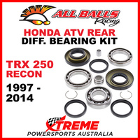 25-2009 HONDA TRX250 RECON 1997-2014 ATV REAR DIFFERENTIAL BEARING & SEAL KIT