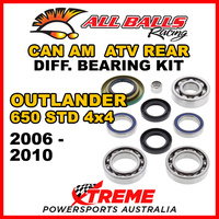 25-2068 Can Am Outlander 650 STD 4x4 2006-2010 ATV Rear Differential Bearing Kit