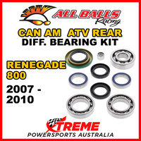 25-2068 Can Am Renegade 800 2007-2010 ATV Rear Differential Bearing Kit