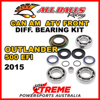 25-2069 Can Am Outlander 500 EFI 2015 ATV Front Differential Bearing Kit