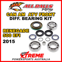 25-2069 Can Am Renegade 500 EFI 2015 ATV Front Differential Bearing Kit