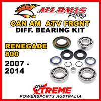 25-2069 Can Am Renegade 800 2007-2014 ATV Front Differential Bearing Kit