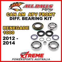 25-2069 Can Am Renegade 1000 2012-2014 ATV Front Differential Bearing Kit