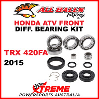 25-2100 HONDA ATV TRX420FA TRX 420FA 2015 FRONT DIFFERENTIAL BEARING & SEAL KIT