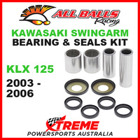 28-1121 Kawasaki KLX125 KLX 125 2003-2006 Swingarm Bearing & Seal Kit MX