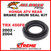 30-7602 HONDA ATV TRX450FE TRX 450FE 2002-2004 REAR BRAKE DRUM SEAL KIT