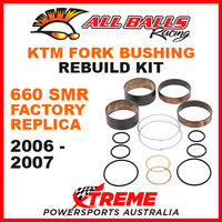 38-6074 KTM 660 SMR Factory Replica 06-07 MX Fork Bushing Rebuild Kit Dirt Bike