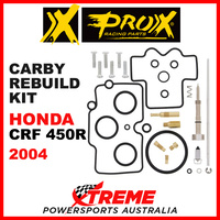 Pro-X Honda CRF450R CRF 450R 2004 Carburetor Rebuild Kit 44.55.10462