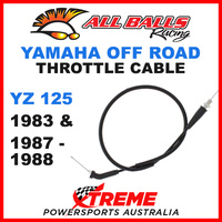 ALL BALLS 45-1196 MX YAMAHA THROTTLE CABLE YZ125 YZ 125 1983 & 1987-1988