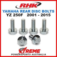 RHK MX REAR HEAVY DUTY BRAKE DISC BOLT SET YAMAHA YZ250F YZF250 2001-2015 MOTO