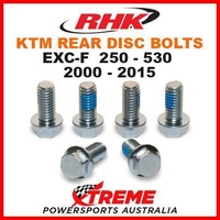 RHK REAR HEAVY DUTY BRAKE DISC BOLT SET KTM EXC F 250 350 450 500 525 530 00-15