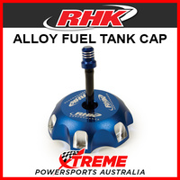 RHK Kawasaki KLX450R KLX 450 R 2006-2017 Blue Alloy Fuel Tank Gas Cap, 62mm OD